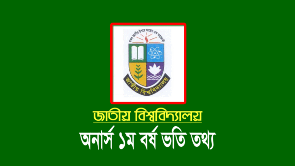 জাতীয় বিশ্ববিদ্যালয় ভর্তি আবেদন ২০২৪