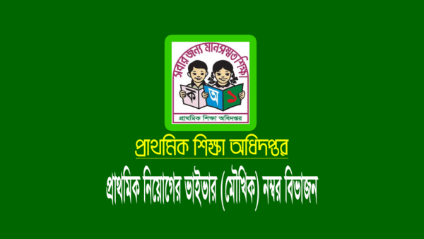 প্রাথমিক নিয়োগের ভাইভা (মৌখিক) পরীক্ষার নম্বর বিভাজন ২০২২