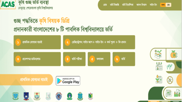 কৃষি গুচ্ছ ভর্তি পরীক্ষার রেজাল্ট ২০২৩