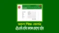 এইচএসসি পরীক্ষার ফলাফল প্রকাশের তারিখ ২০২৫ (HSC Result 2025)