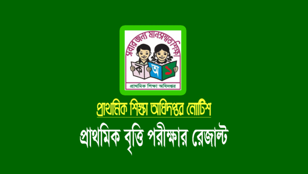 প্রাথমিক বৃত্তি পরীক্ষার রেজাল্ট ২০২৩