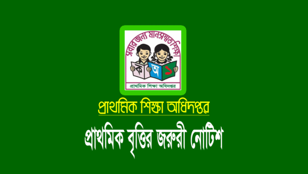 প্রাথমিক ৫ম শ্রেণির বৃত্তির ফল স্থগিত